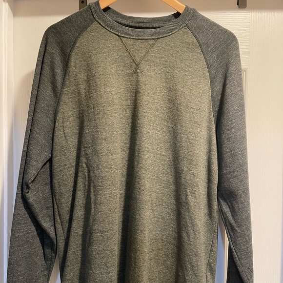 L.L. Bean Other - LL Bean Washed Cotton Double Knit Crewneck Slightly Fitted Color-block shirt